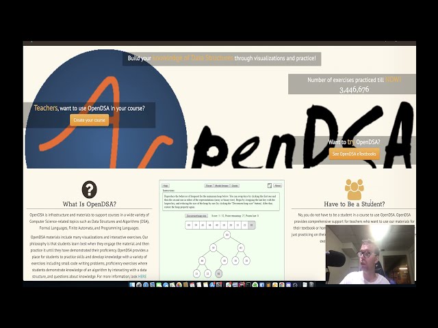 Learn Programming Interactively: OpenDSA
