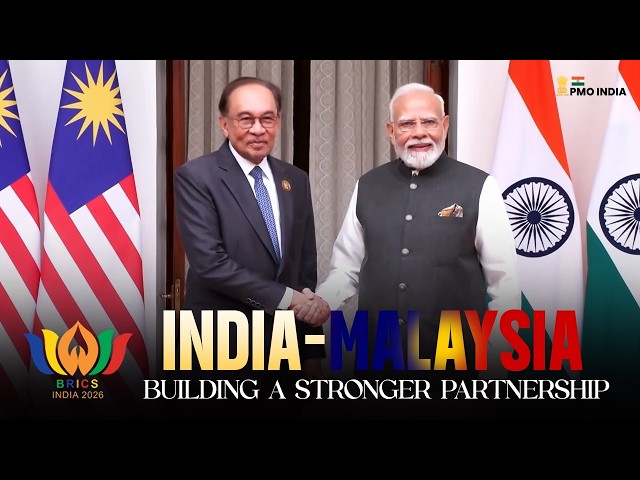 PM Modi holds a meeting with Prime Minister Anwar Ibrahim of Malaysia
