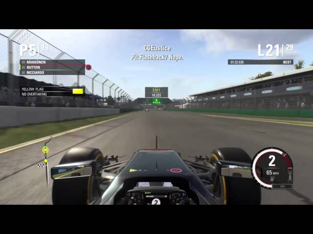 F1 2015 | Weird pitlane glitch