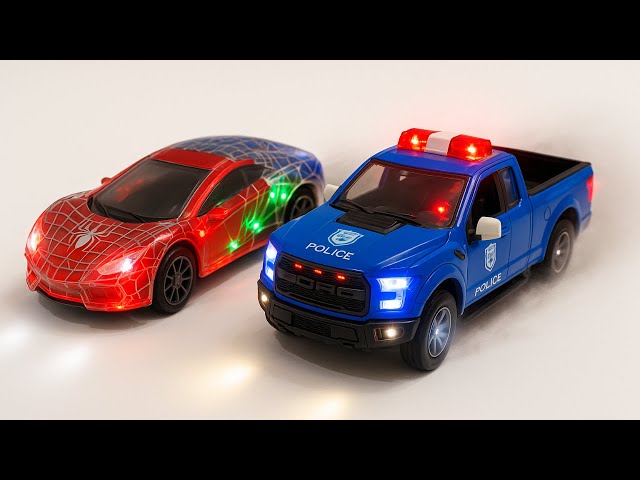 [ASMR Unboxing] EPIC RC Police Car & LED Tank – Transformer Ambulance | ASMR Video
