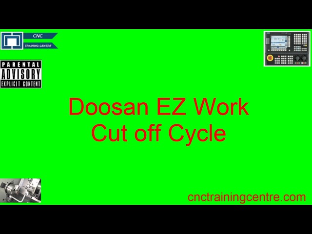 How to Use the EZ Guide Cutoff Cycle (G700) on a Doosan Lynx 2100LSY (Fanuc i Series)