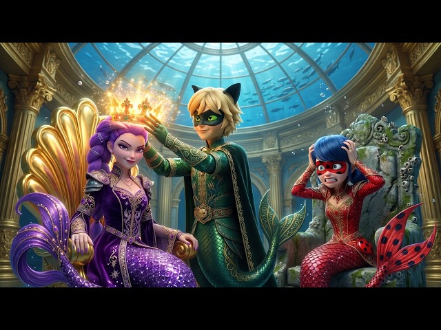 RUMI Becomes MERMAID QUEEN, Not LADYBUG ❓😱 [ FREE Cover ] Cat Noir, Lady Bug & Kpop Demon Hunters MV