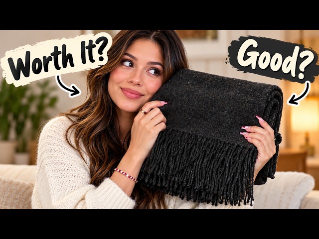 I Finally Found the Perfect Throw Blanket! (100% Baby Alpaca)