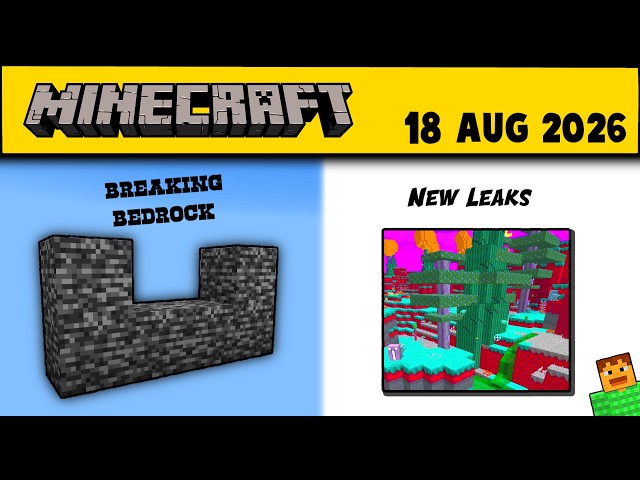 Forever Trap, Leak Dimension, Bedrock Breaking, Broken Mobs + MORE! Minecraft update 26.3 snapshot 9