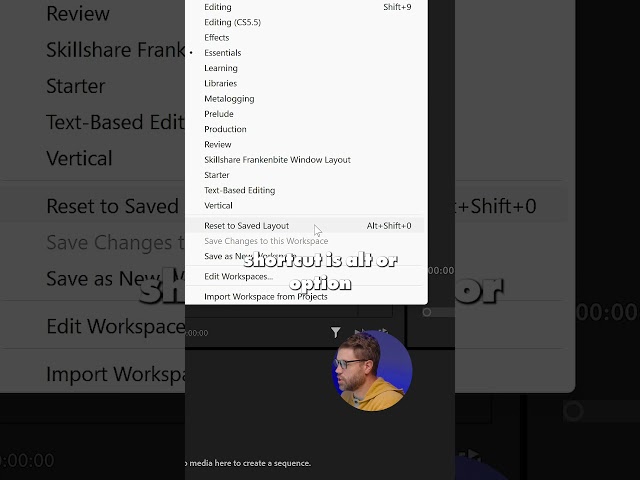 How to Fix Your Messy Window Layout #videoediting #premierepro