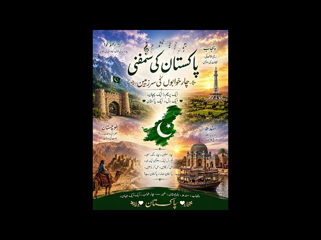 🇵🇰🎵 **Pakistan’s Symphony: A Land of Four Dreams** ✨