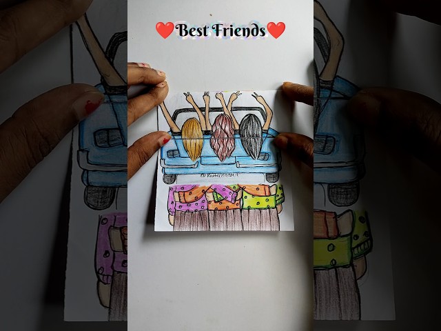 best friends ❤️#bff #drawing #art #trending #shorts #story