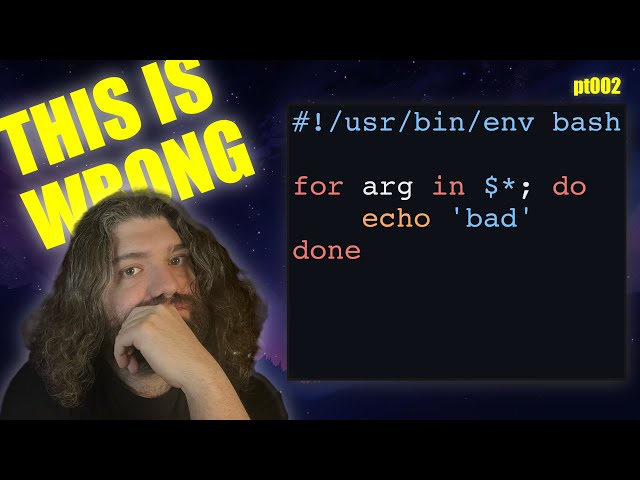 Parsing arguments in bash - You Suck at Programming #002