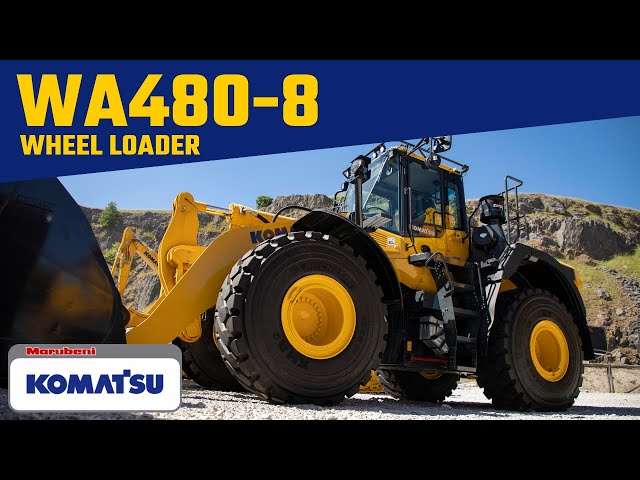Komatsu WA480-8 Wheel Loader Walkaround