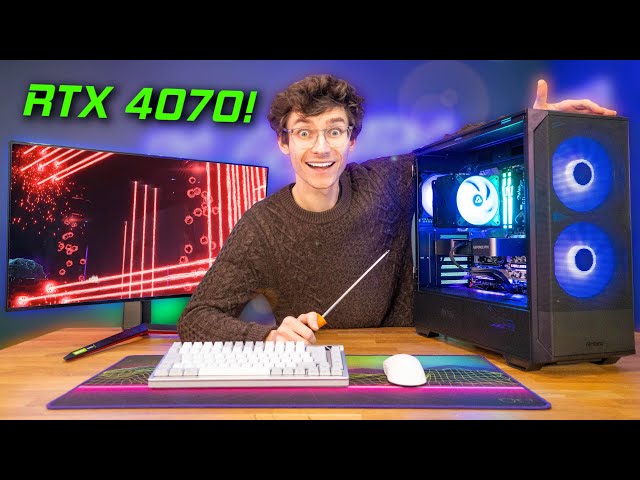 The INSANE RTX 4070 Gaming PC Build 2024! 🥳 i5 14600K, w/ Gameplay Benchmarks
