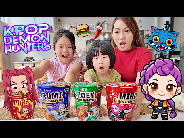 Cobain Pop Mie Kpop Demon Hunters Huntrix Rumi Mira Zoey