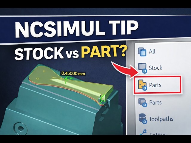 Measuring Stock vs Part Models | CNC Simulation Tip