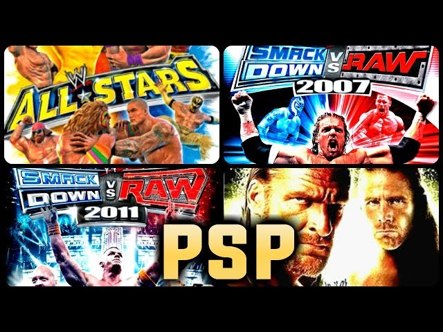 All WWE Games For PSP (PPSSPP)