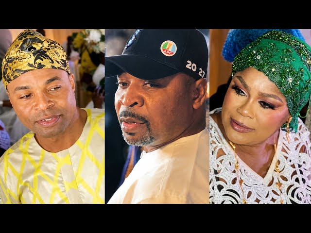 THIS IS SERIOUS! SEE WHAT HAPPENED BETWEEN MC OLUOMO AND TAFA SEGO AT KC WASIU AYINDE MOM 8 DAY FIDA