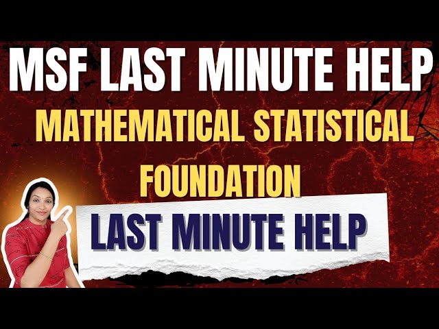 MSF Last Minute Preparation for JNTUH | DAMSURE Questions R22 & R18 | Most Expected MSF Questions