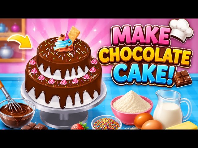 Kitchen Set DIY Cooking Game🧁🍰-Best Satisfying CAKE Cooking Gameplay NEW Game Part3😱😱😱