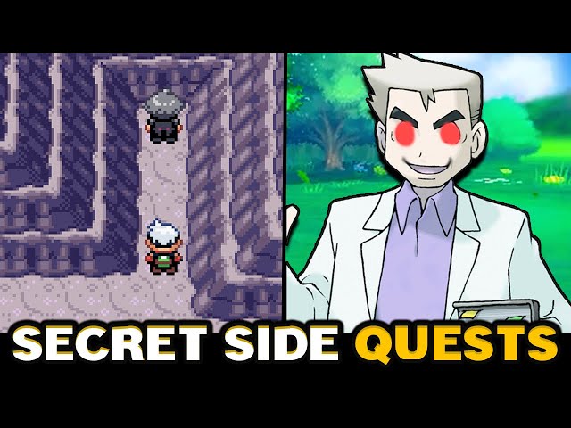SECRET Side Quests in Pokemon You May have MISSED