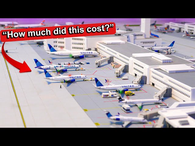 A Review of the World's LARGEST Denver Model Airport Replica...