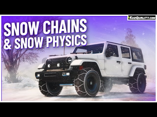 FiveM Script | Snow Chains & Snow Physics | KuzQuality
