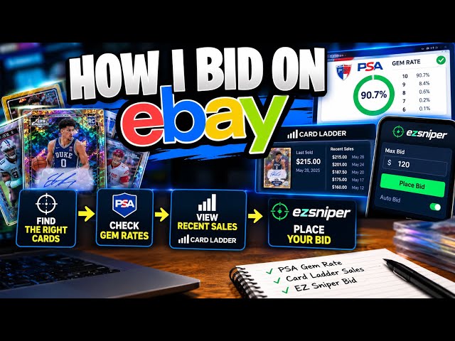 How I Bid On Sports Cards On eBay