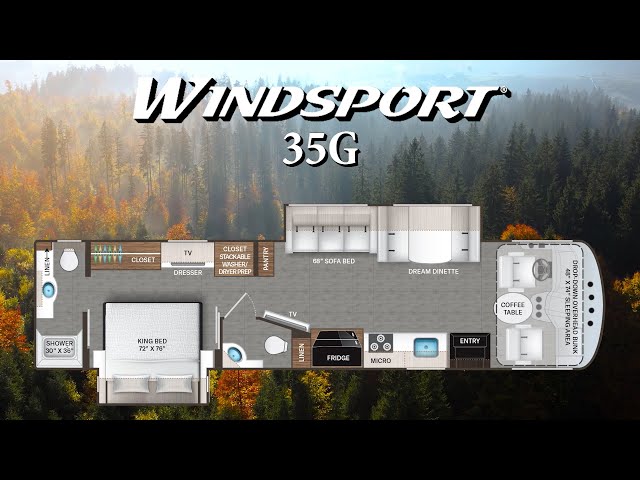 2025 Windsport 35G | Bath & A Half | Sleeping For 6 | RV Review