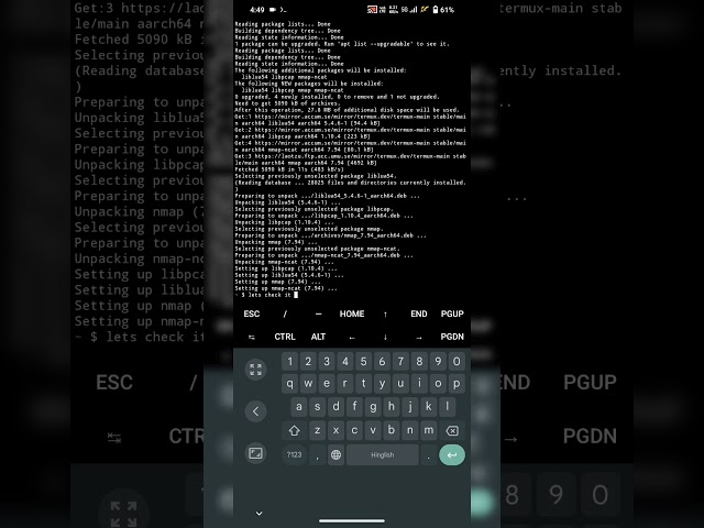 TERMUX TUTORIAL(nmap setup & use) --5🔥