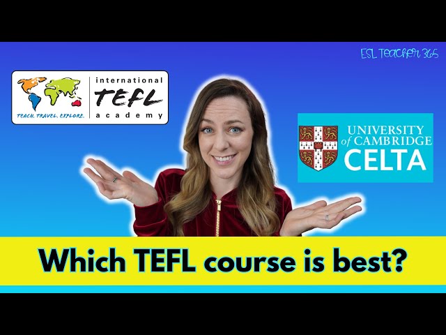 CELTA vs International TEFL Academy: Which Course Should You Choose?
