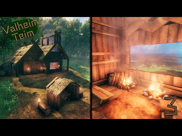 Building My Starter Home! :Valheim Teim - Episode 3