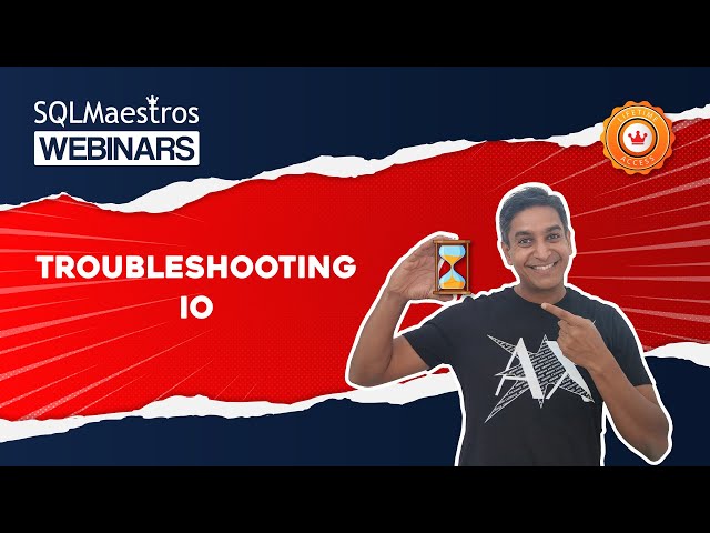 Troubleshooting SQL Server IO