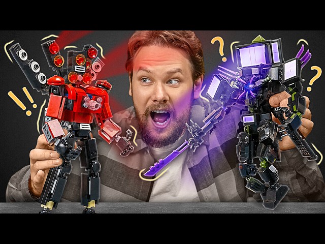 We Made 3 Greatest Skibidi Titans Ever: Lego Titans Speakerman, Upgraded Cameraman and TV Man! 🤖🦾