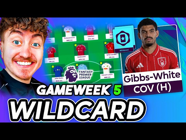 KNEEJERK WILDCARD DRAFT! 😳 THE BEST GW5 FPL TEAM! | Fantasy Premier League 2026/27