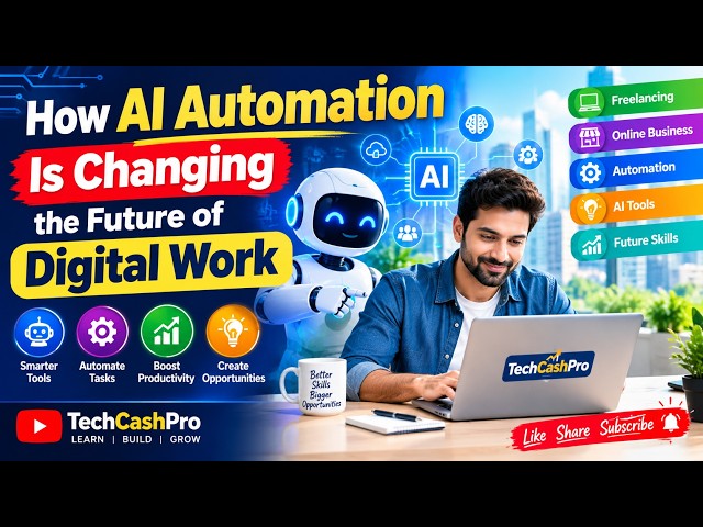 How AI Automation Is Changing the Future of Digital Work #AI #AIAutomation #ArtificialIntelligence
