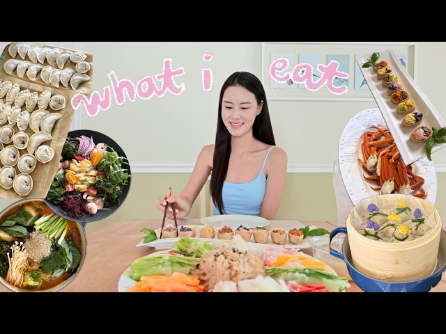 what i eat 🥟 mom's homemade healthy & colorful meals