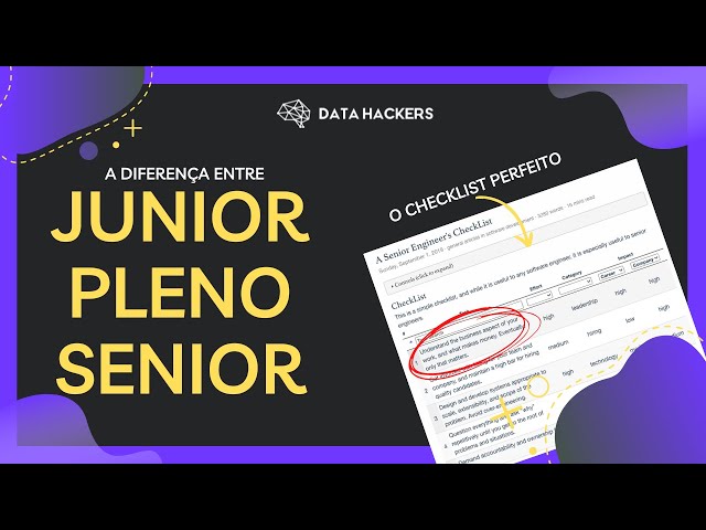 A diferença entre Junior, Pleno e Senior - Data Hackers