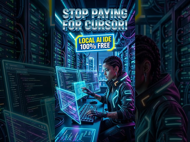 Stop Paying for Cursor AI! Build a Local AI IDE for $0 #Shorts