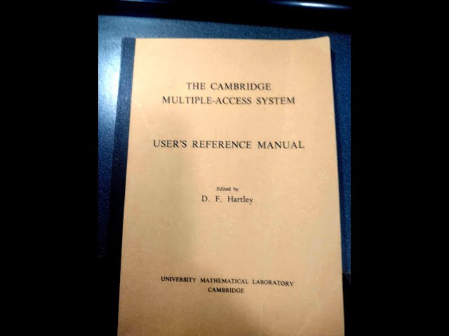 The Cambridge Multiple-Access System by Barry Landy
