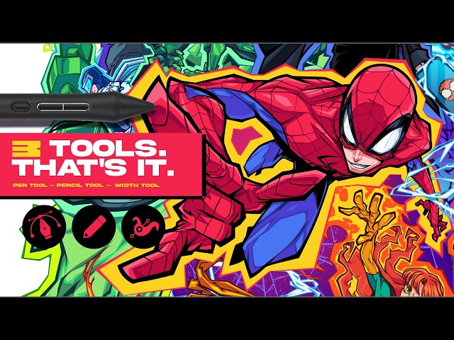 How I Drew Spider-Man: Brand New Day in Adobe Illustrator