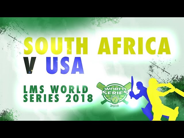 South Africa v USA   LMS Chester World Series 2018   Day 1 (Aug 6, 2018)