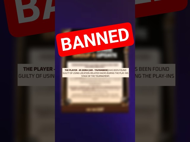 Team 4FOREVER ESPORTS BANNED From Free FireESPORTS 😳👌 # #freefire #freefireesportsnews