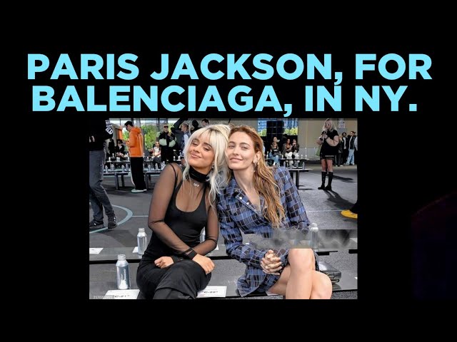 𝗨𝗦 𝗟𝗨𝗫𝗨𝗥𝗬 : 4𝗞. 60 𝗙𝗣𝗦. PARIS JACKSON, FOR BALENCIAGA, IN NEW YORK.