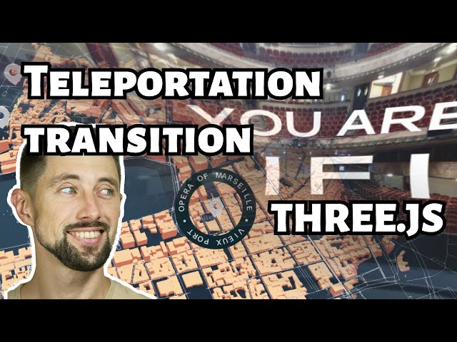 Teleportation with three.js transition  #15