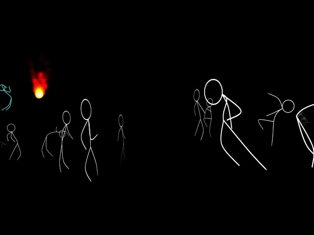 Dance Algorithm (generative art stick man)