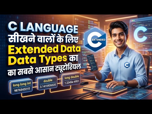 7.7) C Language सीखने वालों के लिए Extended Data Types का सबसे आसान ट्यूटोरियल