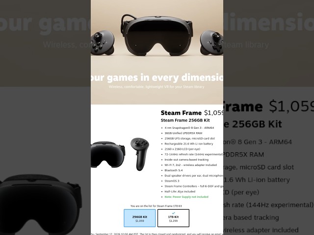 STEAM FRAME IS FINALY OUT #virtualreality #gamedevelopment #vr #valve