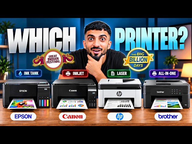 [2026] Best Printer for Home Use in India 2026 | Ink Tank vs Laser | under ₹10000 - ₹15000
