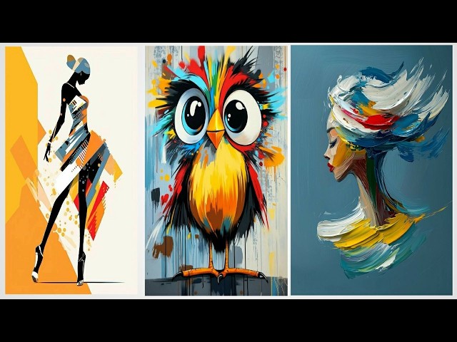 How I Turn Ideas into Art 🎨 | Abstract Art Creative Process from Idea to Canvas