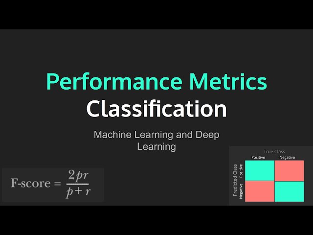 Classification Metrics || Machine Learning | Deep Learning