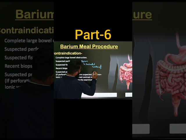 Contraindications of Barium 🔗 #xray #ct #mri #anatomy #biology