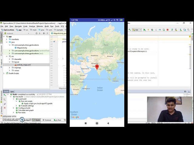 How to Make Android App to track location of your Mobile by using Android Studio IDE