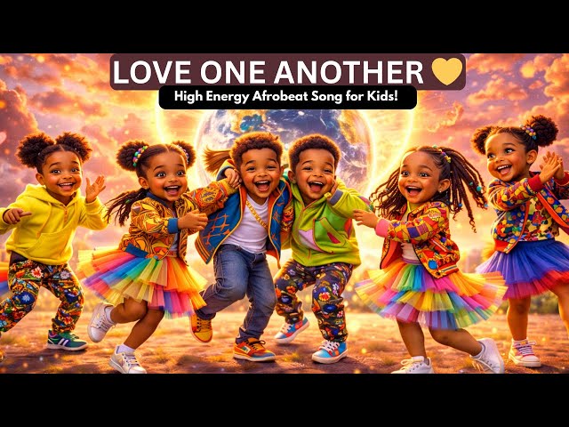 Love One Another Kids Song | High Energy Afrobeat Dance Music